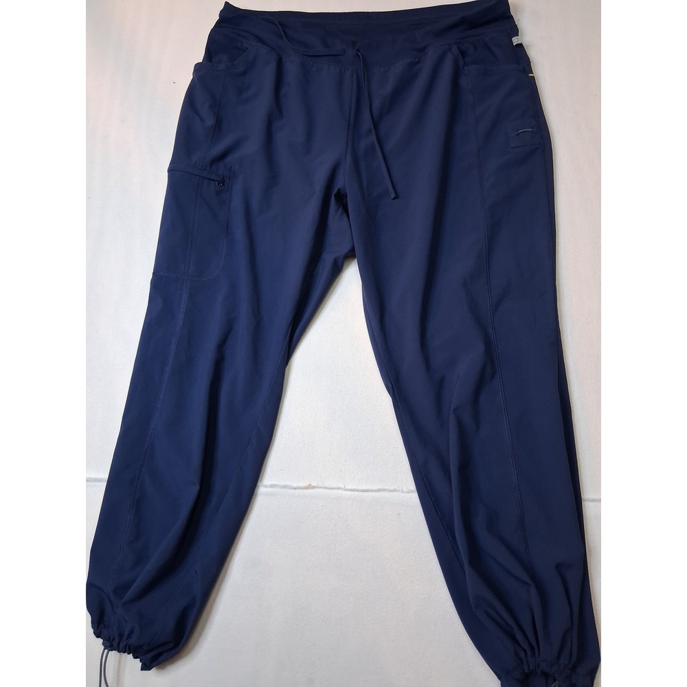 Cherokee Infinity Navy Blue Scrub Pants Petite 2XG Cargo Drawstring 1123AP 2508